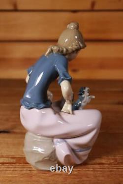 NAO by LLADRO Spain Figure Girl with Puppies Girls with Dogs with Signature #P