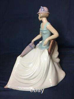NAO by LLADRO, VERY LARGE FIGURE, 1400, (A RAINY AFTERNOON) Mint Condition
