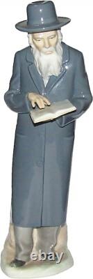 NAO by LLADRO porcelain Rabbi, Old Jewish Man figurine, 12 inches