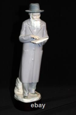 NAO by LLADRO porcelain Rabbi, Old Jewish Man figurine, 12 inches