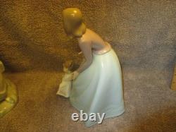 NAO by Lladro 1318 First Steps Porcelain Figurine Mother & Child Used