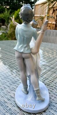 NAO by Lladro Dancing on a Cloud Vintage Porcelain Figurine (Retired)