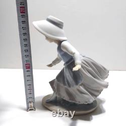 NAO by Lladro Figurine Girl with Hoop #B 26 Missing Hoop Porcelain Ceramic