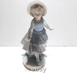 NAO by Lladro Figurine Girl with Hoop #B 26 Missing Hoop Porcelain Ceramic