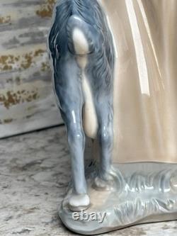 NAO by Lladro Girl With Goat Large 11.5 Porcelain Figurine Spain DAISA