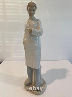 NAO by Lladro Male Doctor 1979 Stethoscope Porcelain Figurine 13.75- Inch