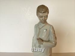NAO by Lladro Male Doctor 1979 Stethoscope Porcelain Figurine 14 Inch