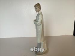 NAO by Lladro Male Doctor 1979 Stethoscope Porcelain Figurine 14 Inch