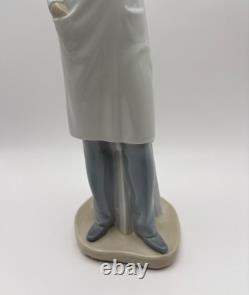 NAO by Lladro Male Doctor 1979 Stethoscope Porcelain Figurine 14 Inch
