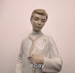 NAO by Lladro Male Doctor 1979 Stethoscope Porcelain Figurine 14 Inch