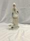 NAO by Lladro Peasant Woman Feeding Two Rabbits Porcelain Figurine #144