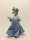 NAO by Lladro Porcelain Figure Winged Friend 1088 Girl with Dove Bird 19 cm