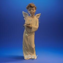 NAO by Lladro Protecting Angel Figurine #1261 Boy with Dove