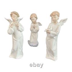 NAO by Lladro Set of Three Protecting Angels Figurines Decor Collectibles