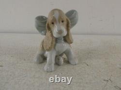 NAO by Lladro Spaniel Puppy With Bow Figure/Figurine 1349 Ornamental Piece G22