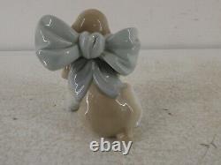 NAO by Lladro Spaniel Puppy With Bow Figure/Figurine 1349 Ornamental Piece G22