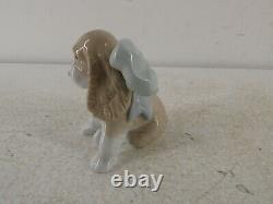 NAO by Lladro Spaniel Puppy With Bow Figure/Figurine 1349 Ornamental Piece G22