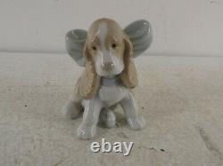 NAO by Lladro Spaniel Puppy With Bow Figure/Figurine 1349 Ornamental Piece G22