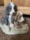 NAO by Lladro TWO PUPPIES / DOGS SITTING FIGURE 1987
