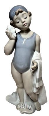 NAO by Lladro Whispering Waves BATHER Figurine Swimming