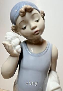 NAO by Lladro Whispering Waves BATHER Figurine Swimming