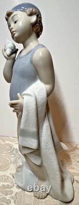 NAO by Lladro Whispering Waves BATHER Figurine Swimming