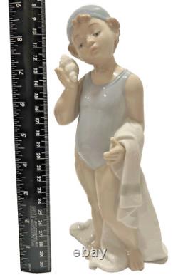 NAO by Lladro Whispering Waves BATHER Figurine Swimming