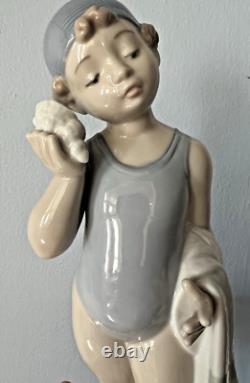 NAO by Lladro Whispering Waves BATHER Figurine Swimming