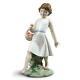 Nao Barefoot Stroll Porcelain Figure New in Box