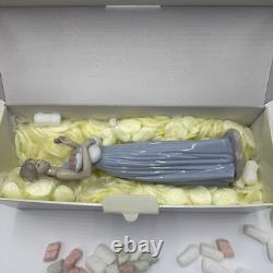 Nao By LLADRO My Little Bouquet Girl Holding Flowers 12.5 Porcelain Figurine