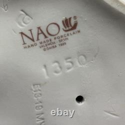 Nao By LLADRO My Little Bouquet Girl Holding Flowers 12.5 Porcelain Figurine