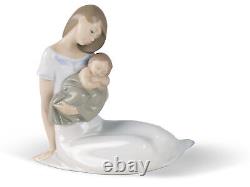 Nao By Lladro #1446 Light Of My Days Brand Nib Mother & Baby Boy Love Save$ F/sh