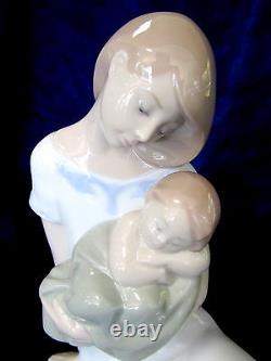 Nao By Lladro #1446 Light Of My Days Brand Nib Mother & Baby Boy Love Save$ F/sh