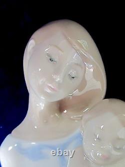 Nao By Lladro #1446 Light Of My Days Brand Nib Mother & Baby Boy Love Save$ F/sh