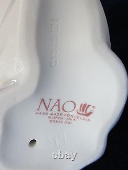 Nao By Lladro #1597 Watching Over You Brand New In Box Angel Save$ Free Shipping