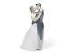 Nao By Lladro #1613 A Kiss Forever Bnib Love Bride & Groom Bridal Cake Topper Fs