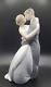 Nao By Lladro #1613 A Kiss Forever Love Bride & Groom Bridal Cake Topper Wedding