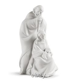 Nao By Lladro #1869 A Child Is Born Matte White Brand Nib Holy Family Large F/sh