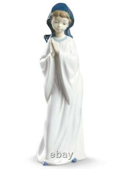 Nao By Lladro A Child's Prayer Girl #1877 Brand Nib Prayer Religious Save$$ F/sh