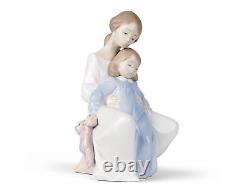 Nao By Lladro A Moment With Mommy #1429 Brand Nib Mom & Daughter Love Save$ F/sh