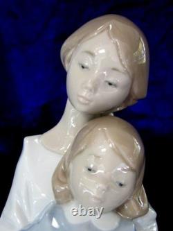 Nao By Lladro A Moment With Mommy #1429 Brand Nib Mom & Daughter Love Save$ F/sh