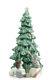 Nao By Lladro Christmas Mischief Figurine #1620 Brand Nib X-mas Tree Dog Cat F/s