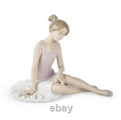 Nao By Lladro Dancer Rested Girl Figurine #1175 Brand Nib Ballerina Save$$ F/sh