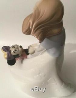 Nao By Lladro Disney Collection #1643 Friends With Minnie Mouse Figurine