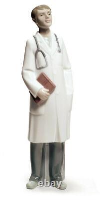 Nao By Lladro Doctor #1683 Brand New In Box Male Medical Physician Free Shipping