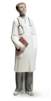 Nao By Lladro Doctor #1683 Brand New In Box Male Medical Physician Free Shipping