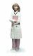 Nao By Lladro Doctor Female #1684 Brand Nib Lady Medical Occupation 10.75 Tall