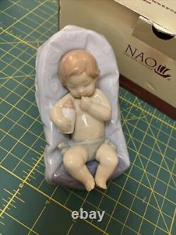 Nao By Lladro Dream Little Boy Brand Nib Sleeping Baby Newborn