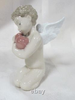 Nao By Lladro Forever In My Heart #1611 Brand New In Box Angel Love F/sh