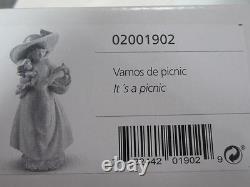 Nao By Lladro It's A Picnic Girl Figurine #1902 Brand Nib Cute Doll Save$$ F/sh